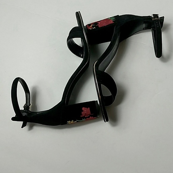 Kenneth Cole Lolita Black Suede Ankle Strap Sandal - Picture 5 of 7